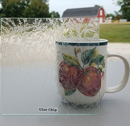 Glue Chip glass