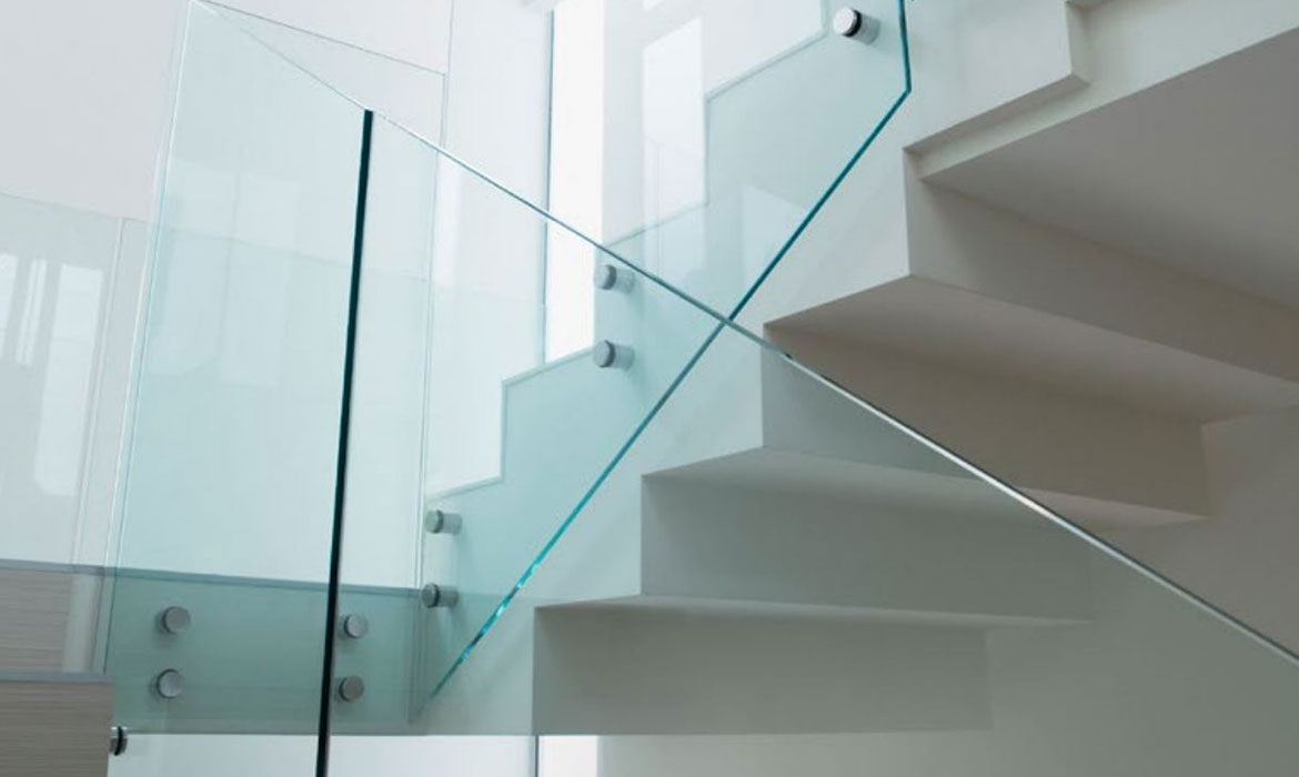 House of forgings glass stairs